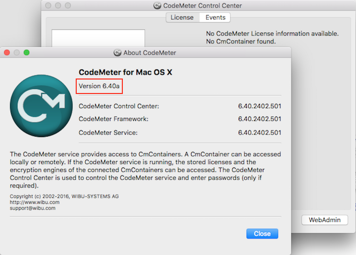 Codemeter Control Center Download Mac